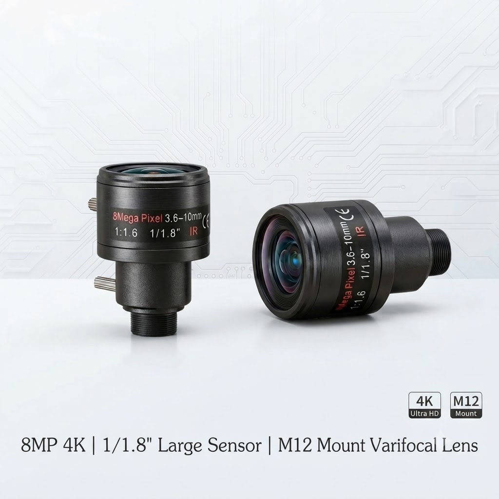 5MP Varifocal M12 Mount Lens 2.8-12mm/6-22mm/3.6-10mm/5-50mm Manual Zoom with 650nm IR Filter for OpenMV CCTV Security Camera: Navy Blue / Bundle1