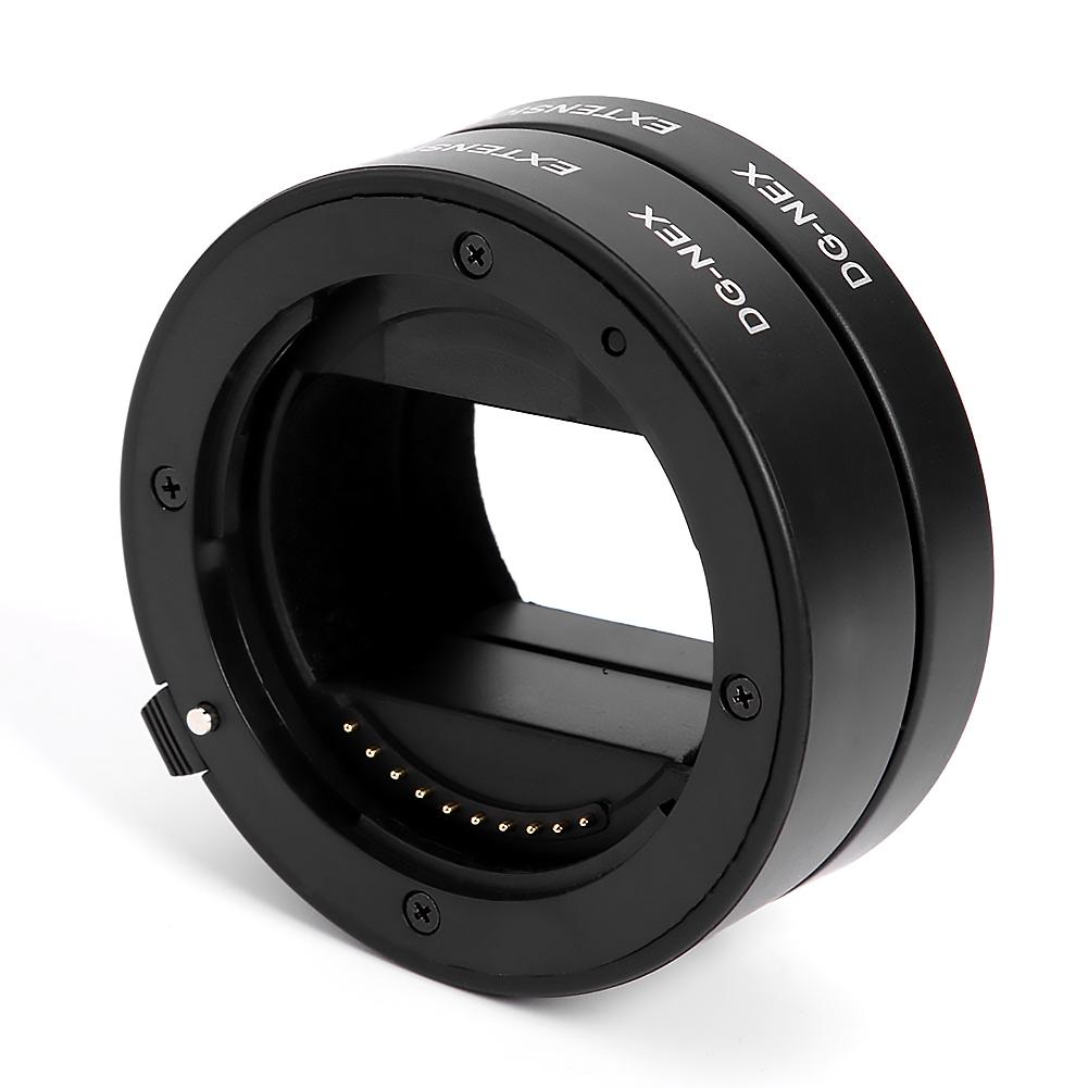 Professionelle Makro Verlängerung Rohr Bausatz 10mm 16mm Auto-fokus einstellen Metall Linsen Zubehör für Sony NEX E montieren Kamera
