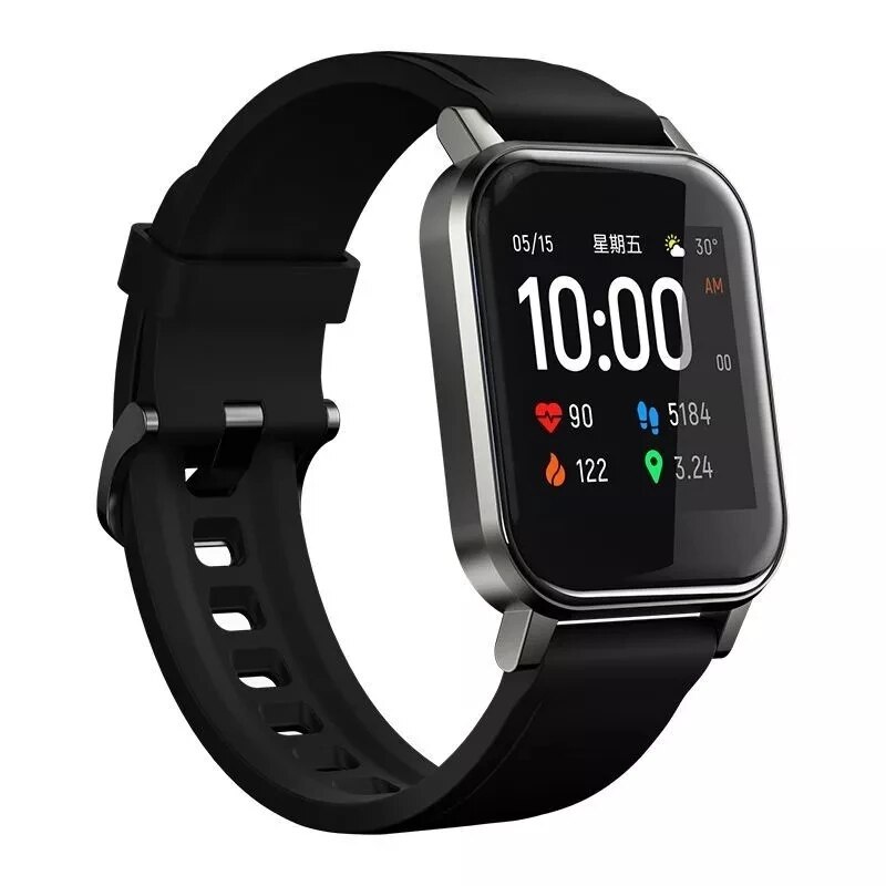 Xiaomi Haylou solaire LS02 montre intelligente 1.4LED pouce IP68 étanche Sport tension artérielle Bracelet pour Android iOS solaire poignet: Xiaomi LS02