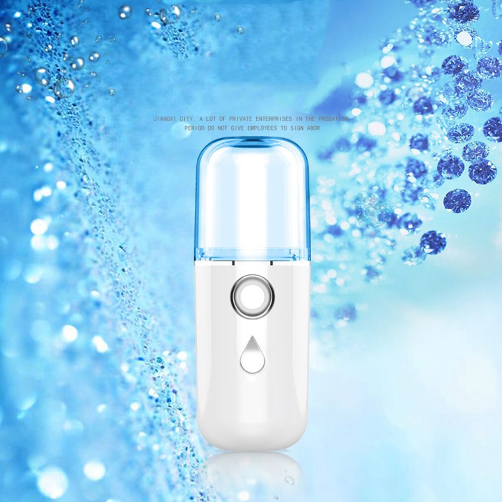 Nano Spray Hydration Instrument Mini Portable Rechargeable Handheld Facial Steamer Beauty Moisturizing Humidifier