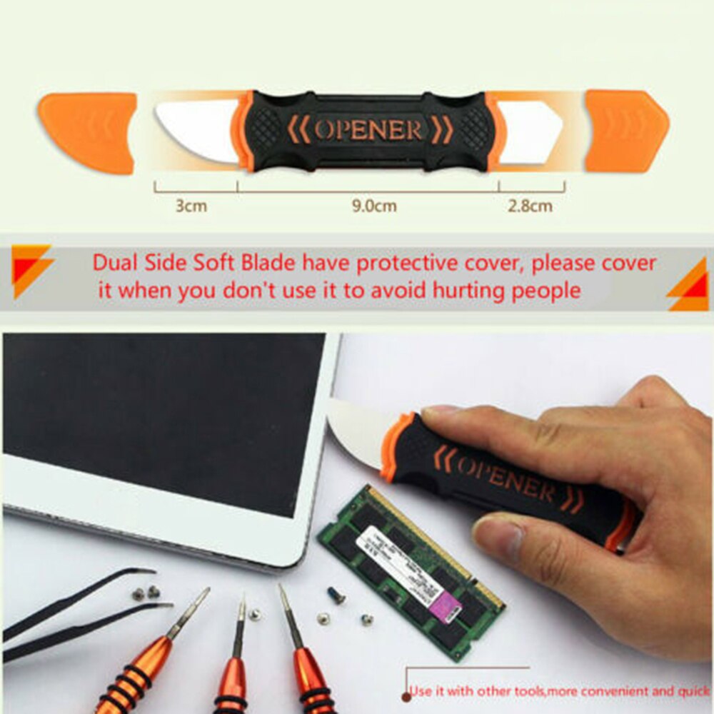 Voor Iphone XS MAX HUAWEI P30 Pro Gebroken Scherm Lijm Verwijderen 1 Pcs 150mm Reparatie Opening Metalen Mes Pry platte Spudger Hand Tool