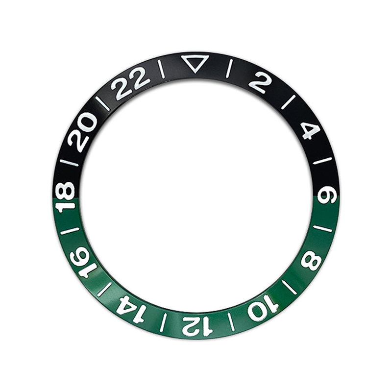 38Mm Gebogen Aluminium Horloge Bezel Insert Ring Past Nh35 Nh36 Skx007 Skx009 Gmt Sub Horloge Case 2-22 Horloge Ring Vervangt Onderdelen: #1B