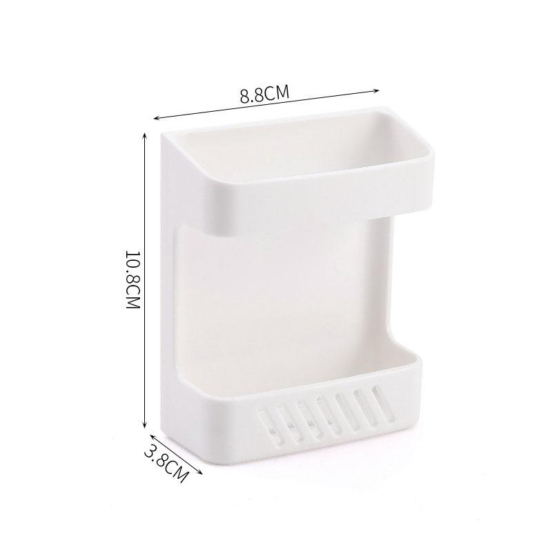 Wall Mounted Storage Box Remote Control Storage Organizer Case For Air Conditioner TV Mobile Phone Plug Holder Stand Rack: 3