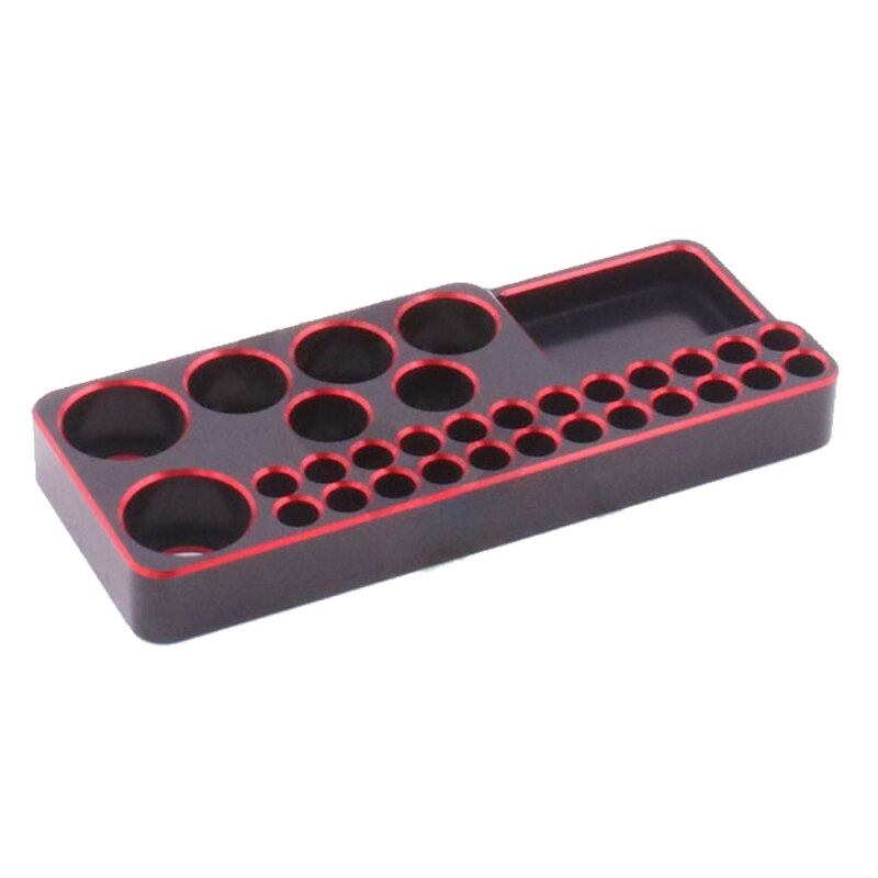 Workshop Tray Screwdriver Tool Storage Rack Used for Screwdriver Tools Kit Set: Red