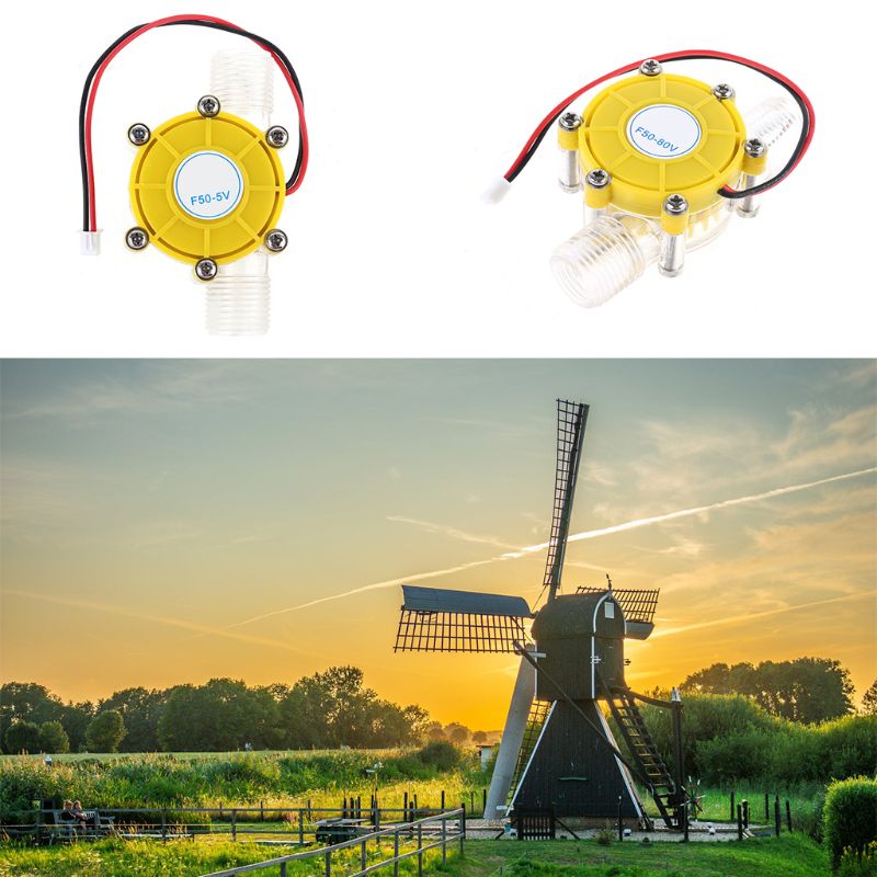 DC 5V/12V/80V 10W pompa przepływowa wody mini hydrogenerator turbina przepływ hydrauliczny konwersja robić konwersji energii generatory energii