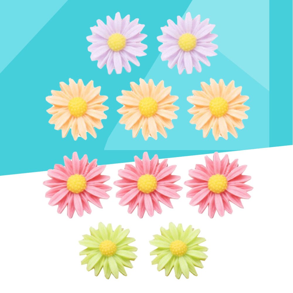 10 pièces fleur punaises décoration créative punaise punaise maison fournitures scolaires pour liège conseil carte Photos calendrier