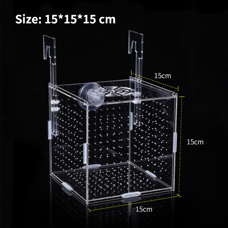 Aquarium Isolation Kasten Aquarium Kleine Braten Zucht Kasten Multifunktionale Laichen Brut Zimmer Aquarium Zubehör Fisch Supplie: Blau