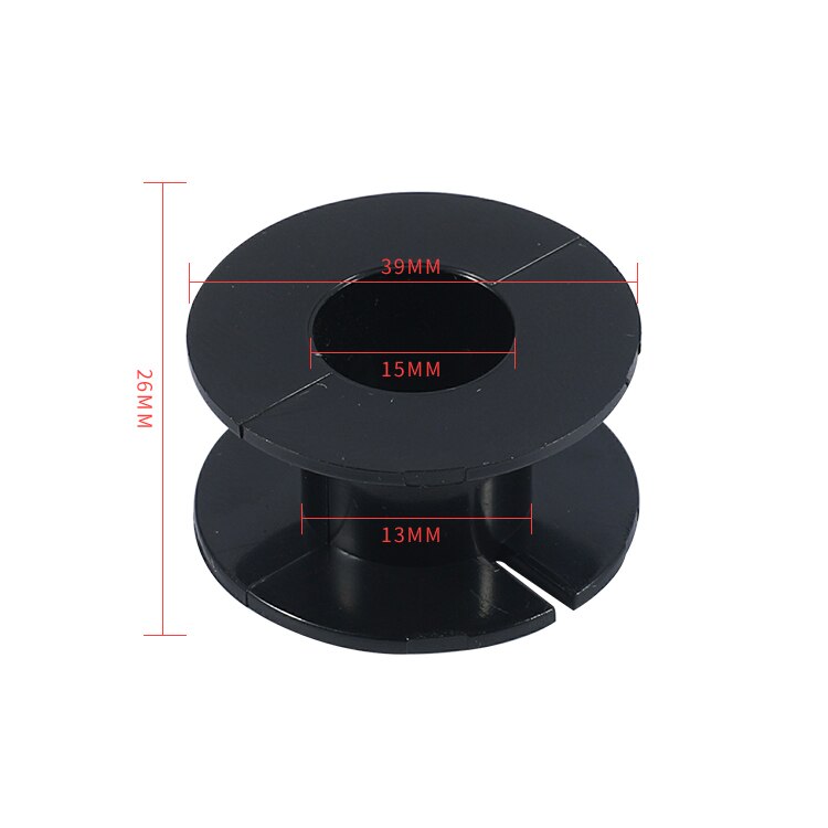 2pcs Round Inductor Winding Frame Amplifier Crossover Bobbin Wire Coil Thickened Inductance Skeleton: 39x26mm