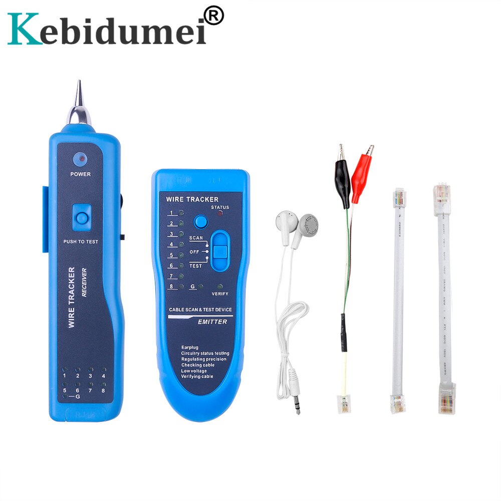 Tester Di Rete Silverline Per Cavi RJ11, RJ12, RJ45 - Nuovo, Test Per Cavi LAN E Telefonici