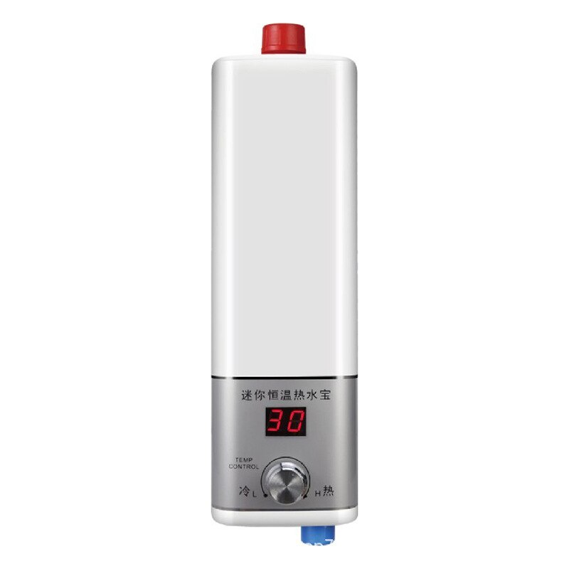 5500W Electric Electric Water Heater Instant Digital Thermostatic Tankless Shower Water Fast Heating For Kitchen Bathroom 220V: White / US Plug