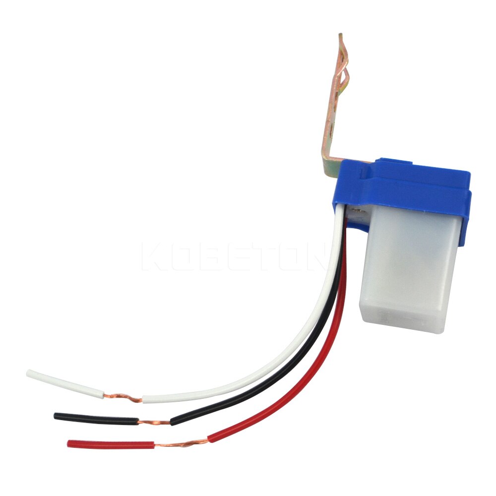 Kebidumei Fotocel Street Light Photoswitch Sensor AC DC 220 V 10A Auto On Off Sensor Schakelaar Wit en Blauw