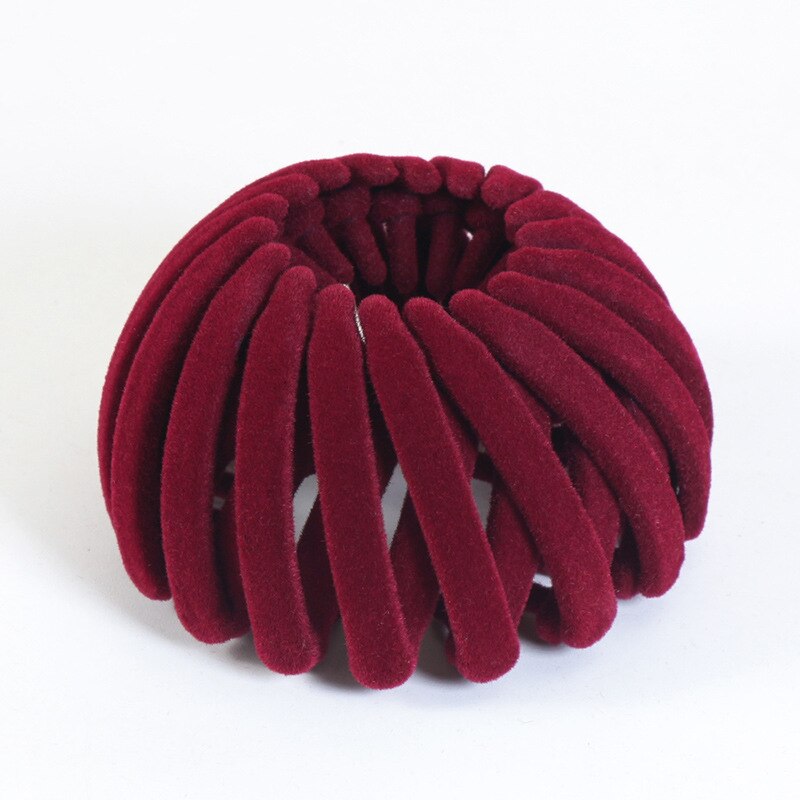 AMORCOME moda kobiety włosy kok pazur dziewczyny klamra do włosów Grab Barrettes Solid Color spinka do włosów ogon klamra włosy w koński ogon akcesoria: B-3