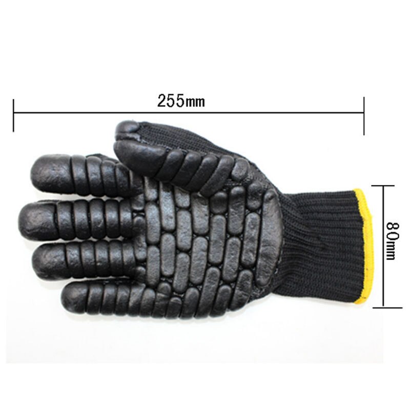 Gants de travail Anti-Vibration, outil électrique, antichocs, réduisant les chocs, pour le perçage du charbon de bois sur le lieu de travail