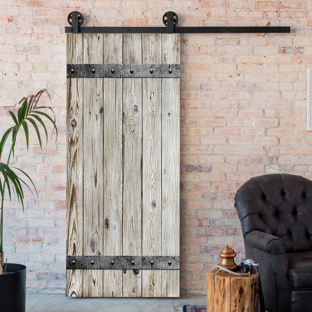 3D grano de madera repujado PVC antigua puerta de madera pegatina adhesivo decoración del hogar papel pintado impermeable a prueba de rasgaduras póster de pared mural calcomanías: dm088