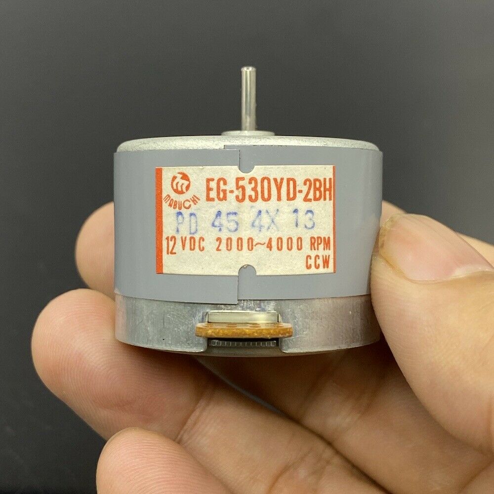 Japan MABUCHI z.B-530YD-9BH/ z.B-530YD-2B Motor- DC 9V/ 12V 2000RPM-4000RPM CCW Winde Band Deck Recorder Audio- Spindel Motor-