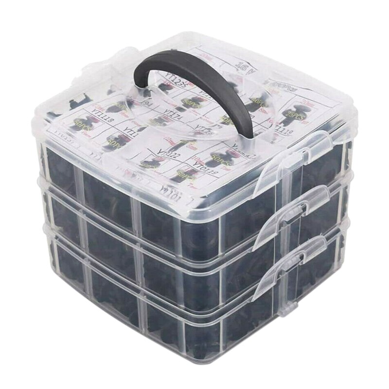 723 Pcs Car Retainer Auto Fasteners Push Trim Clips Pin Rivet Bumper Kit Auto Parts Repair Tools: Default Title