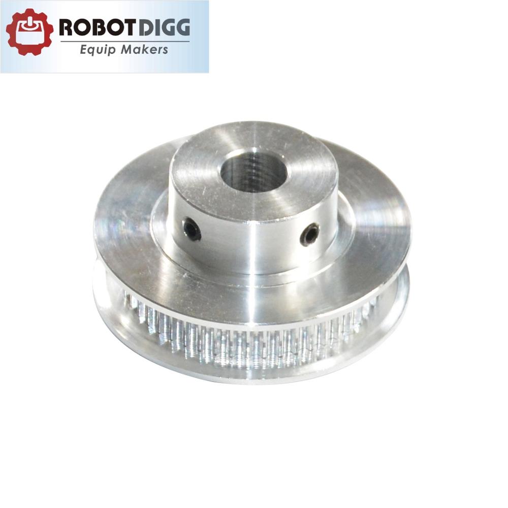GT2 Timing Pulley, 50 Teeth, 8mm Bore for 6mm Width Belt, GT2-50T-8B-6