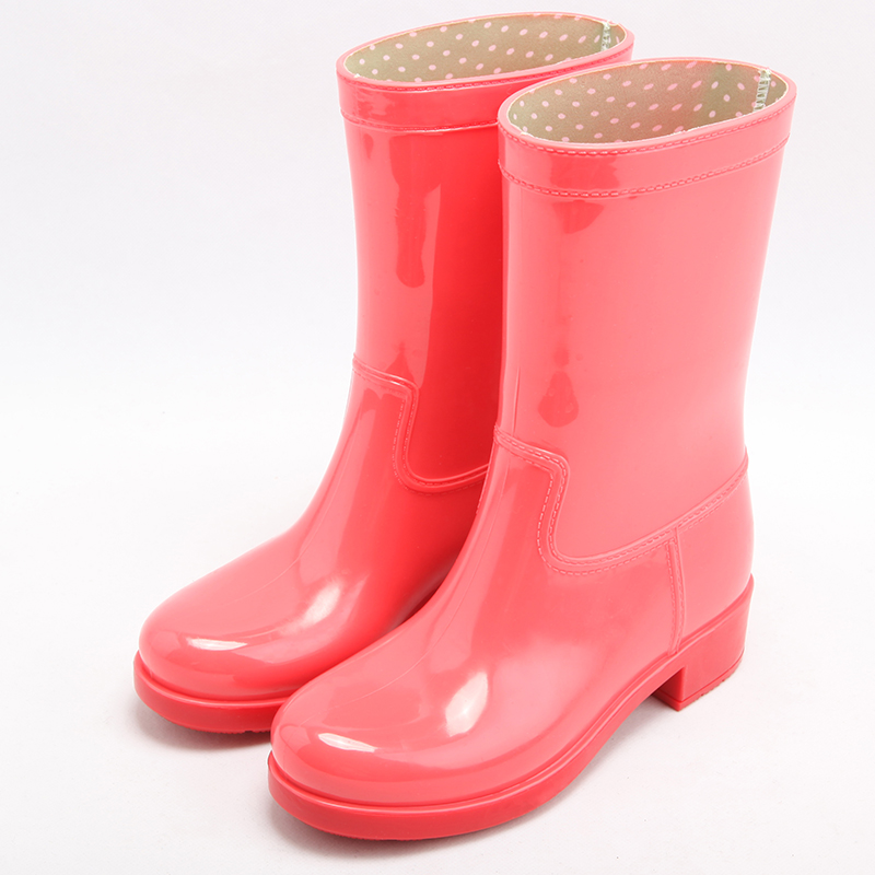 Dames regenlaarzen waterdicht halfhoge laarzen damesschoenen snoepkleuren laarzen voor dames damesschoenen laarzen pvc