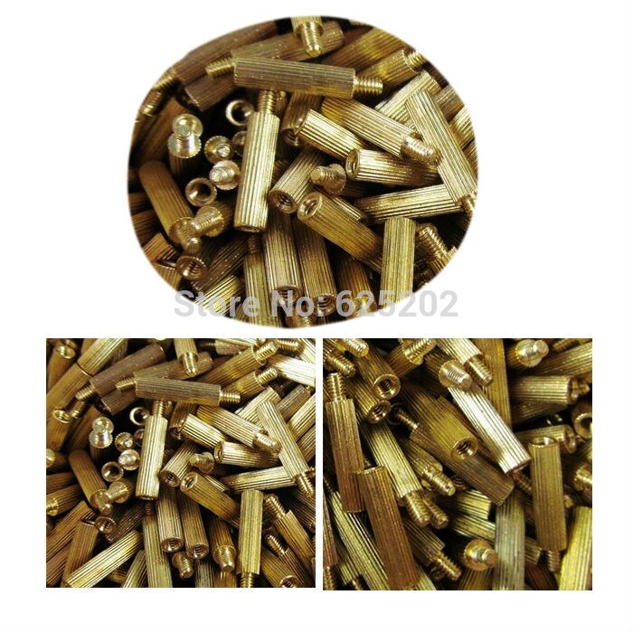 M2X 8+3 Copper Cylinder for CCTV Camera Board Installation and use