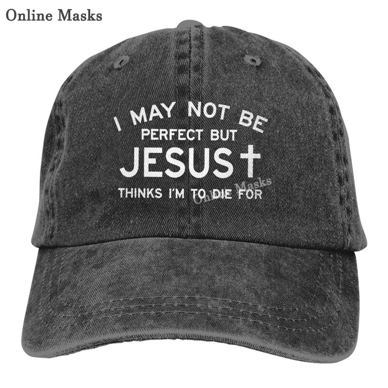 Denim Cap Jesus The Way The Truth The Life Baseball Dad Cap Adjustable Classic Sports for Men Women Hat: 15