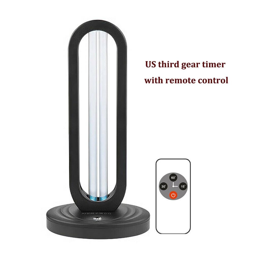 38W UV Sterilisator Wand - Huishoudelijke Desktop Germicide Lamp - US/EU Stekker Opties: Amerikaanse afstandsbediening