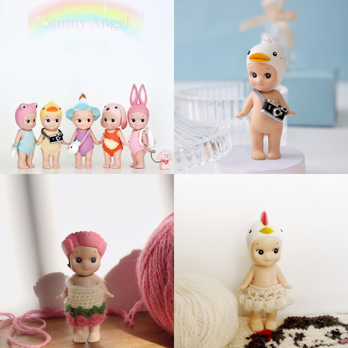 Cute Sonny Angel Hippers Handmade Swimsuit Clothes Changing Accessories Dress Shorts Costume Bag Animal Ocean Series Fan