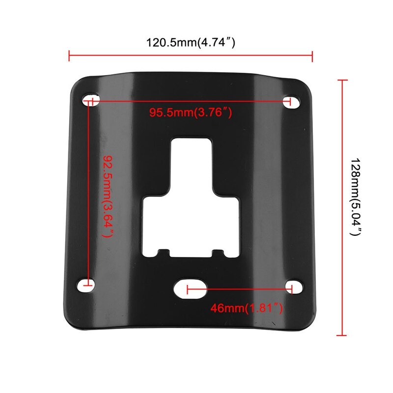 Car Accessories for Ford F150 Raptor Truck Bed Cargo Strap Bracket To ) 4 Plates with Extra Anti-Theft Screws