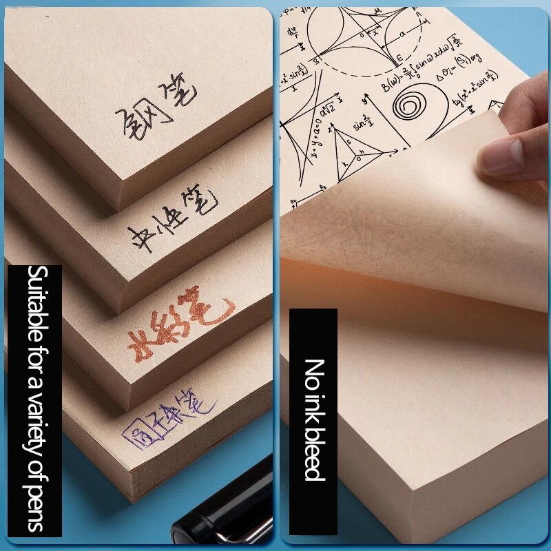 16K Draft Paper For Students&#39; Drafts Mathematical Grid Rendering Paper Check Paper Blank Painting Book Dot Matrix Notebook