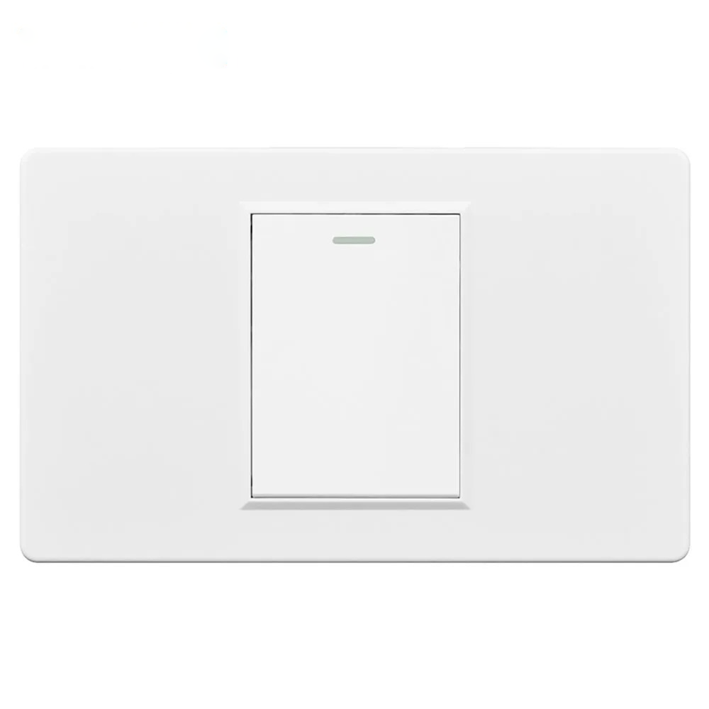 118- vägs strömbrytare för vägglampa i plast från usa , 1/2/3/4- vägs strömbrytare för trappsteg , 220v led-lampor, dimmer för fläkthastighetsregulator