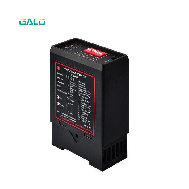 DC24V PD132 Traffic Inductive Single Channel Vehicle Loop Detector For Vehicle Access
