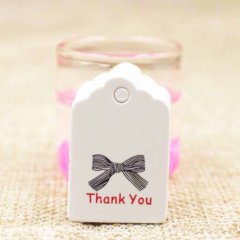 100 Cartellini Personalizzati 'Love Is Sweet' Per Bomboniere, Etichette Regalo, Grigio, 4x4 Cm – Darling Souvenir
