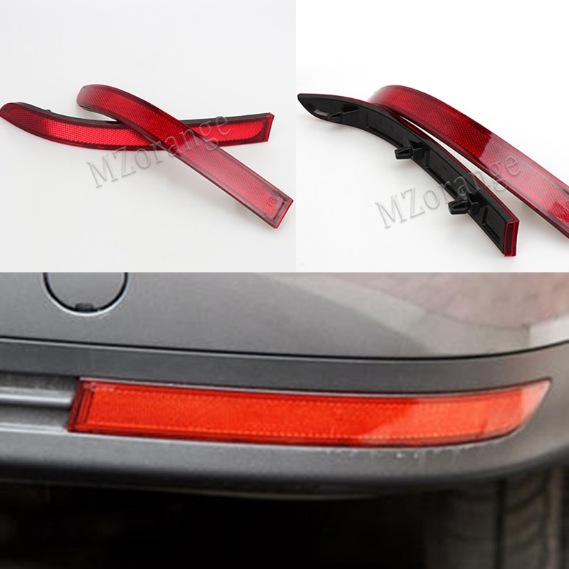 MIZIAUTO Hinten Stoßstange Reflektor Für VW Touran verrotten Falsche Licht Bremse Lampe Dekorative Lichter