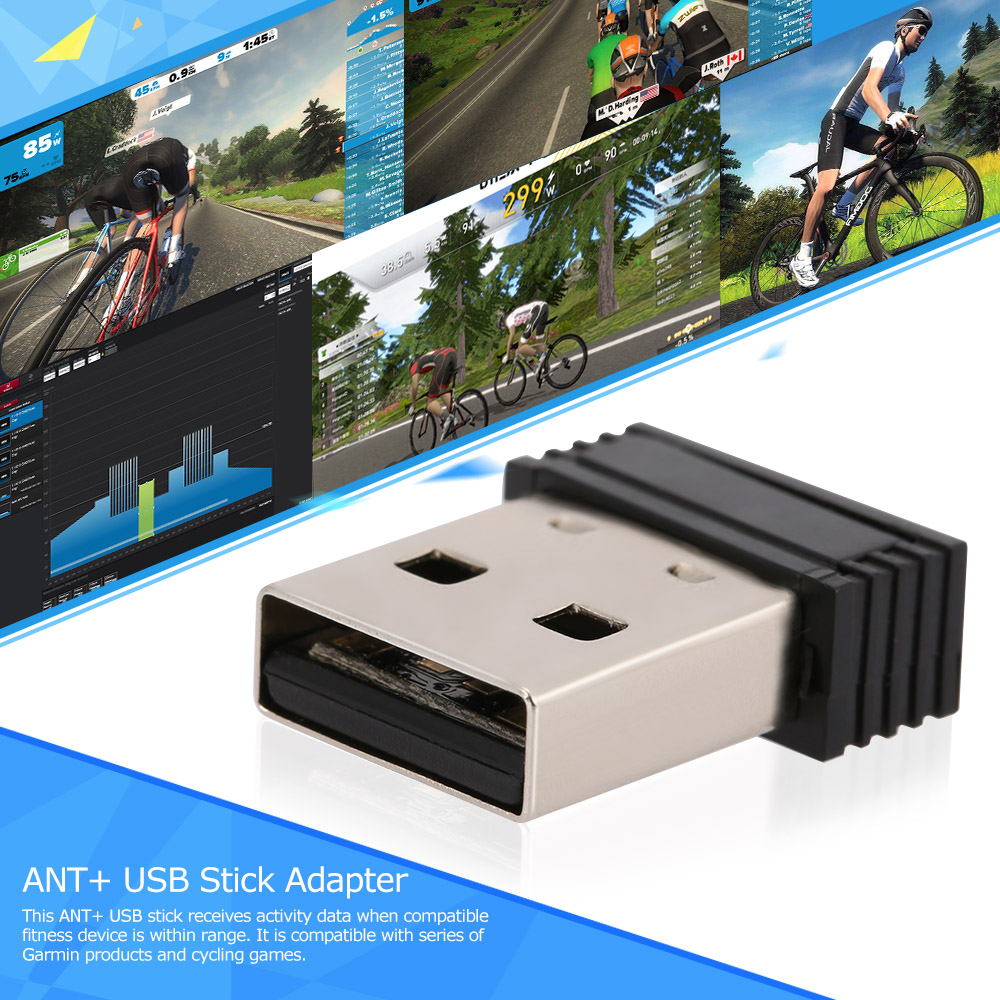 Anself Ant + Usb Stick Adapter Mini Usb Ant + Stok Gadgets Draagbare Usb Adapter Voor Zwift Onelap Fietsen fitness Apparaat