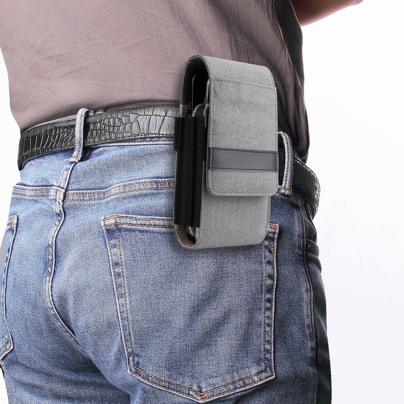 Mobile Phone 4.5-6.5 Inch Belt Waist Bag Holster For Samsung Huawei iphone 12 11 Pro Max XR Hook Hoop Wallet Purse Phone Pouch
