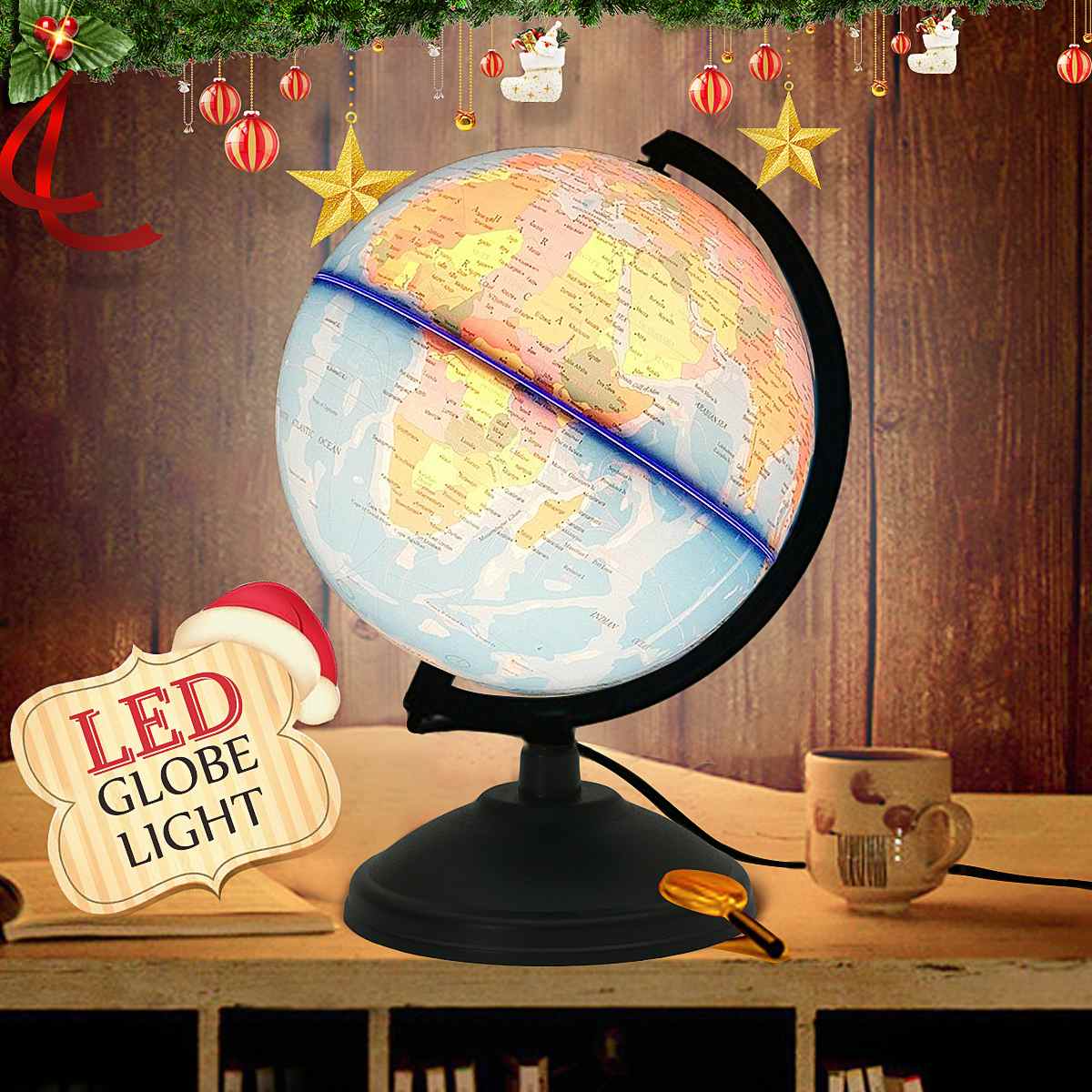 Led World Map Globe Thuis Elektronische Lamp Bal Licht Verjaardag Decoratie Voor Kids Kinderen