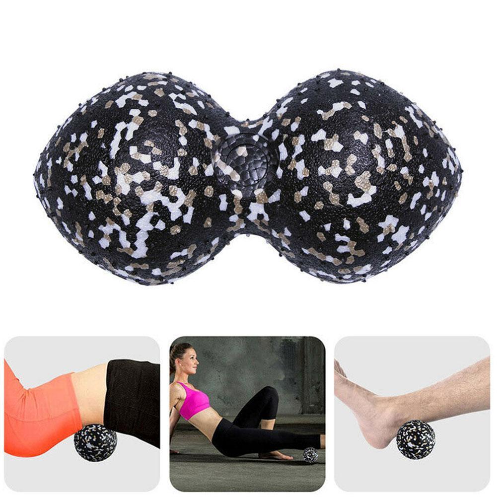 1 stk fitness fascia ball fitness peanut ball muskel trening massasje ball relax for yoga pilates at sports home ball  v1 q 4