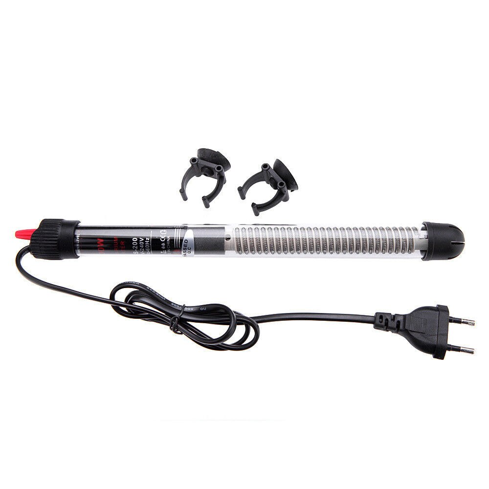 Mini Submersible Aquarium Heater Heating Rod for Aquarium Fish Tank Temperature Adjustment 220-240V 25W/50W / 100W / 200W / 300W: EU Plug / 300W