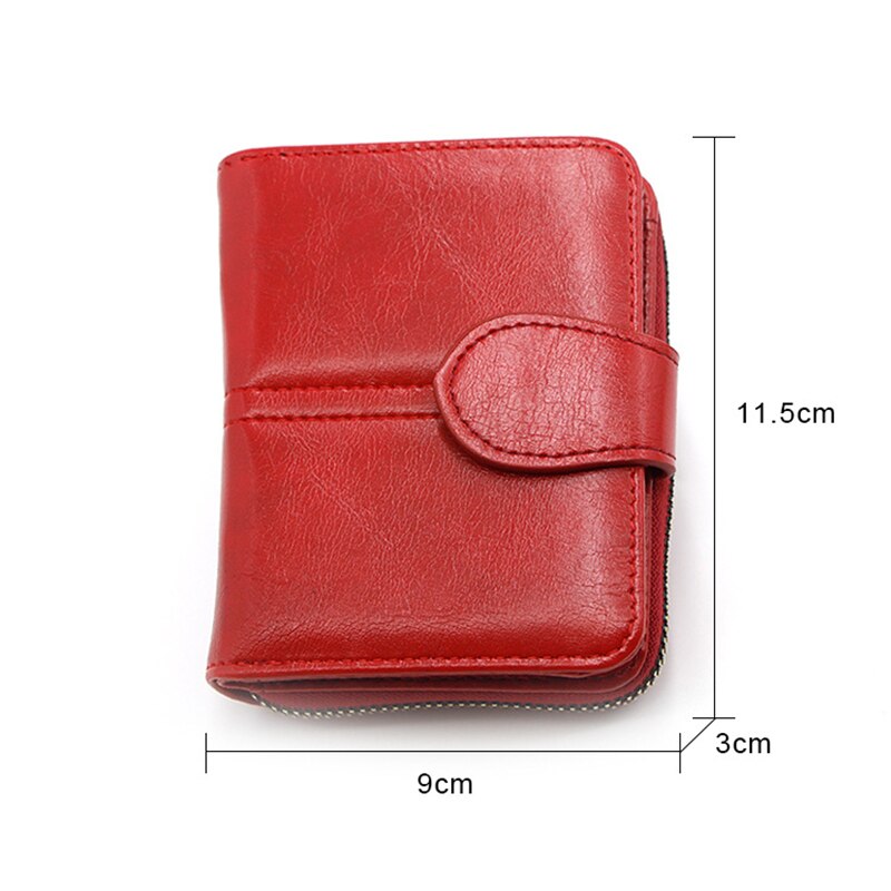 Purdored-porta-cartões de couro pu feminino/masculino com zíper, estojo para cartões de visita, bolsa para moedas, 1 peça