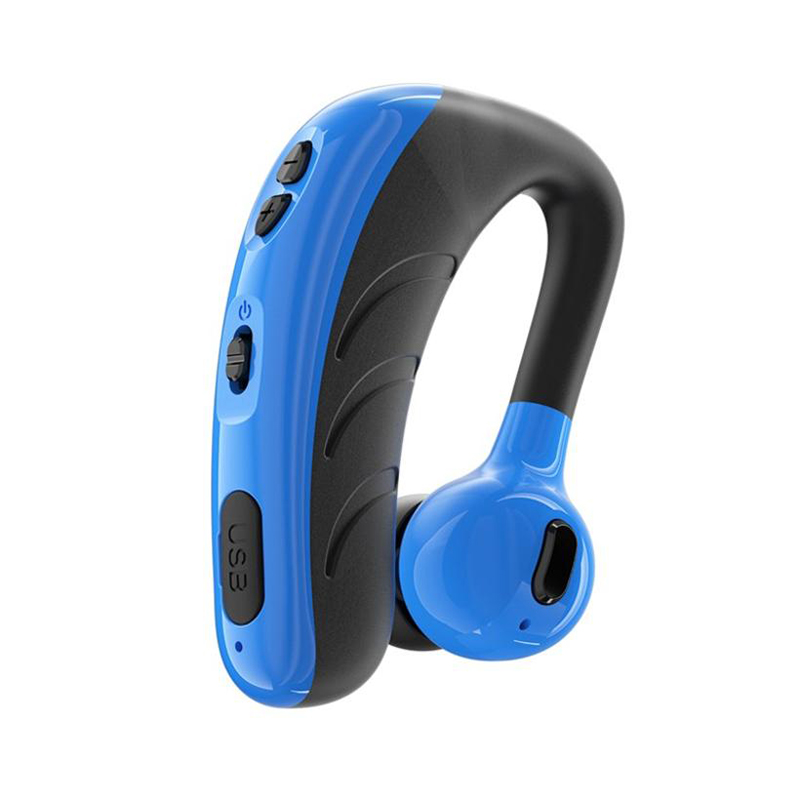 VAORLO-auriculares inalámbricos V10 V9 V8 con Bluetooth, cascos deportivos con gancho para la oreja, modo de reposo largo, con micrófono, manos libres, llamada de conducción en coche: V10 Blue