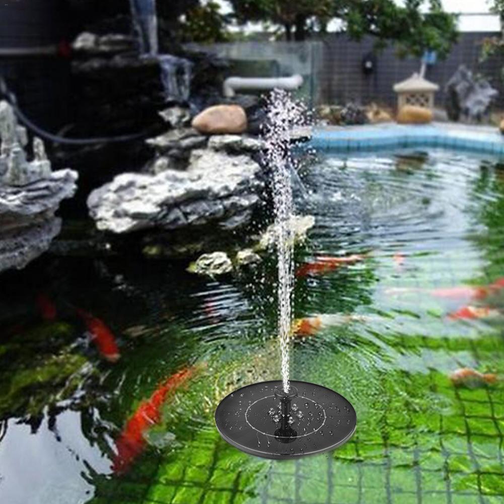 2,4 W LED Boden Solar Brunnen Pumpe Wasserdichte Solar Panel Mit Tauch Pumpe Für Vogel Bad Garten Brunnen