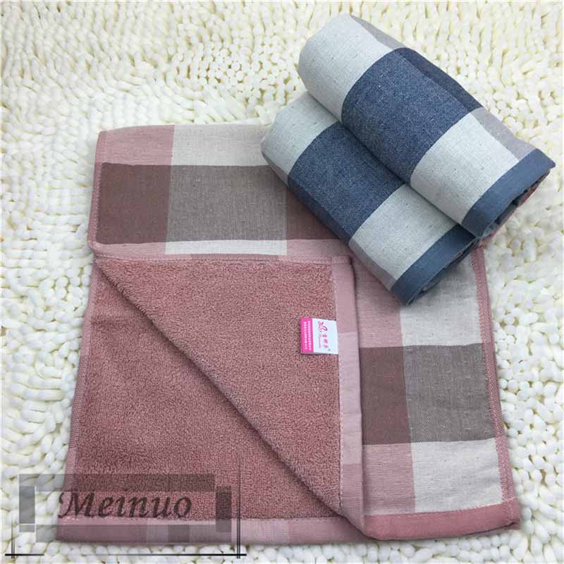 Toalla de playa de algodón 100% para hombre, Toalla de baño a rayas, suave y cómoda, 2 colores, 34cm x 75cm: Rosa
