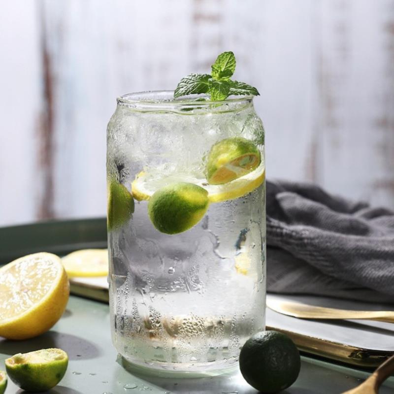 Gobelet en verre Transparent pour boisson froide, pour jus, thé au lait, bière, Cocktail, classique