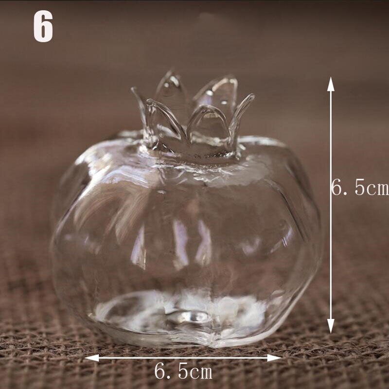 Home Decor Glass Vase Crystal Flower Vase Room Decor Flower Pot Modern Hydroponic Plants Wedding Home Decoration Accessories: 6