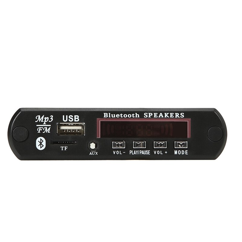 Bil trådløs bluetooth 5v mp3 wma dekoderkort o modul tf farge sn til bil digital ledet  mp3 spillere aux fjernskjerm