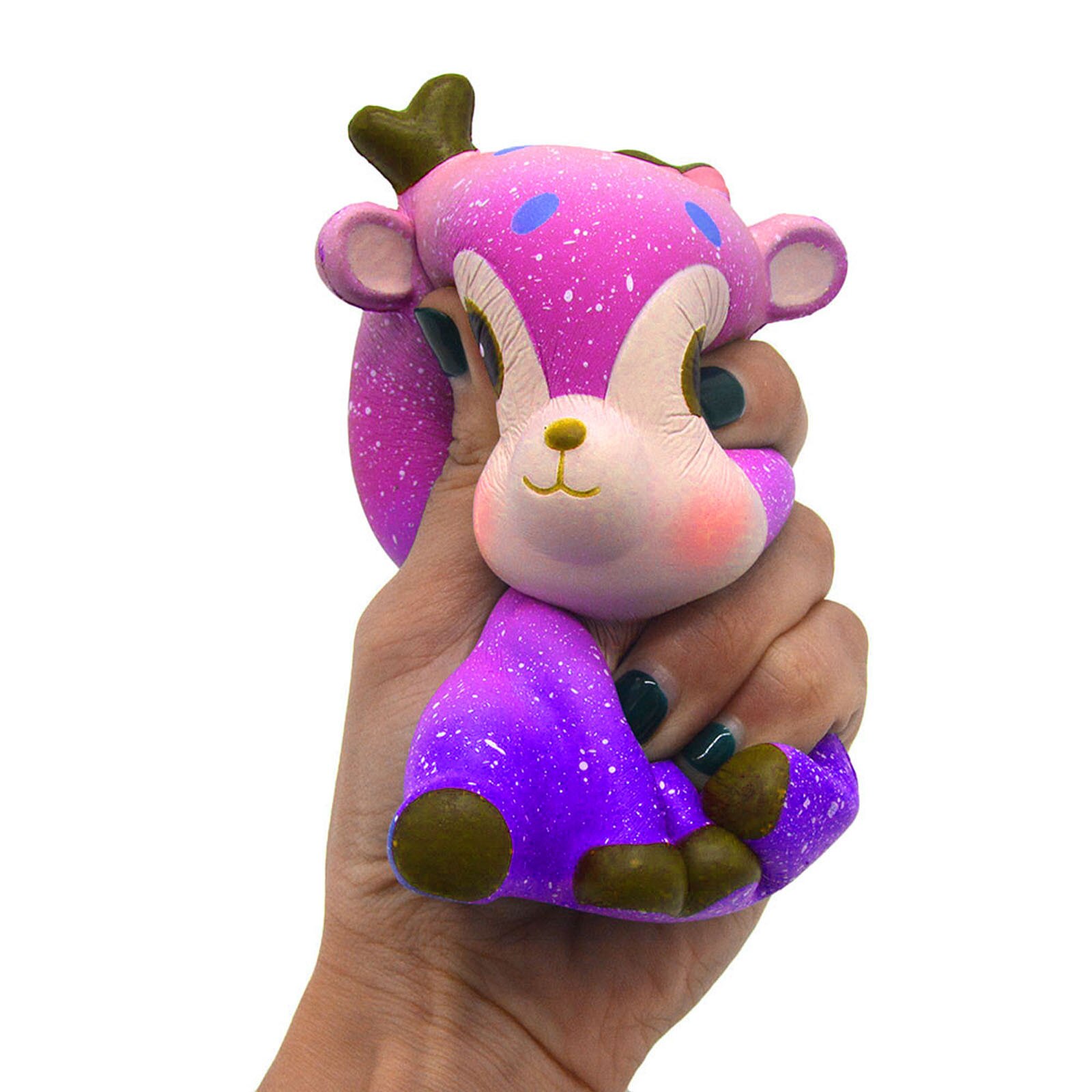 Squishy Kawaii dessin animé galaxie cerf Squishies jouet serrer Squishi jouet Squishie lente augmentation soulagement du Stress jouets pour enfants