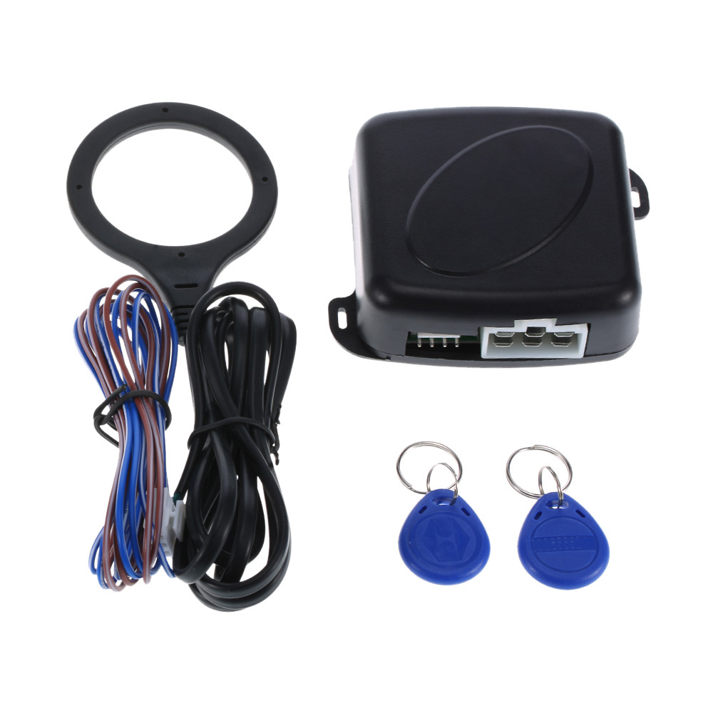 Para motor de alarma de coche Starline botón de inicio parada RFID bloqueo interruptor de encendido sin llave sistema de entrada arranque sistema antirrobo