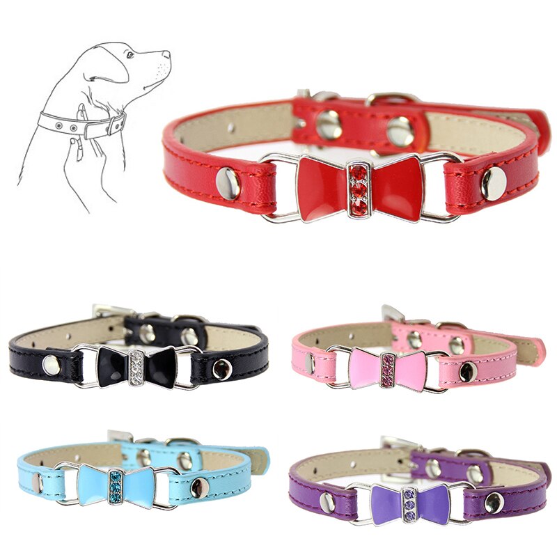 Collier en cuir pour chien, accessoire pour animaux de compagnie, pour petits, moyens et grands chiens, chats, marche en plein air, fournitures pour animaux de compagnie
