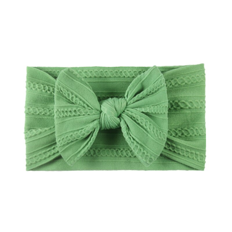 1Pcs Floral Bows Baby Headband Dot Bowknot Hairband Baby Girl Headbands nylon chiffon Kids Hair Band Girls Hair Accessories: 13