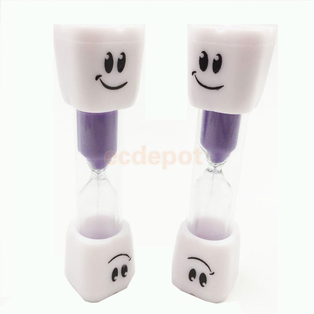 MagiDeal Glass Sand Toothbrush Timer Hourglass Kids Lovely Smile Sand Clock Timer 3 Minutes Xmas