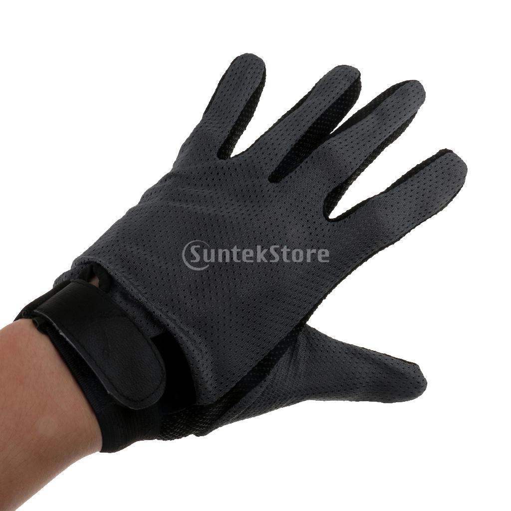 Guantes de agarre de equitación negros S guantes ecuestres de competición de Palma espinilla estirable